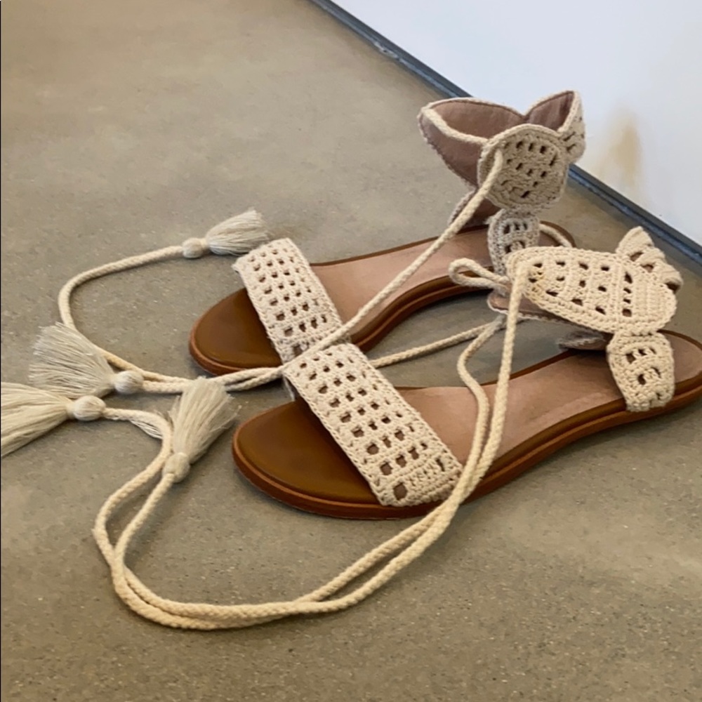 Joie Crochet Sandals